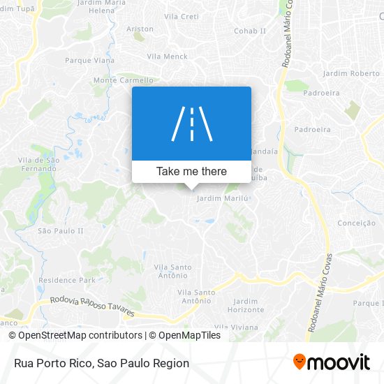 Rua Porto Rico map