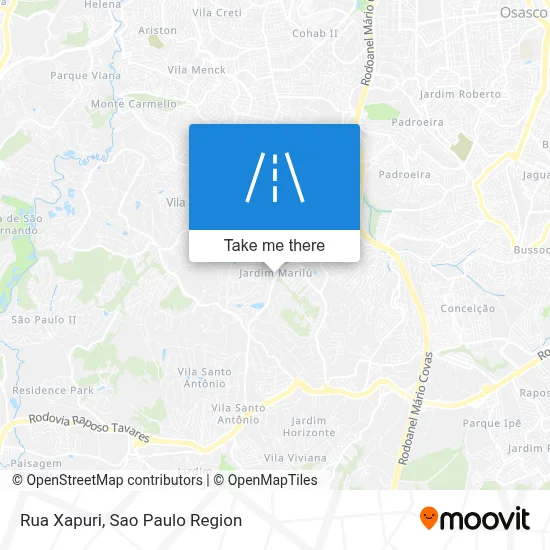 Rua Xapuri map