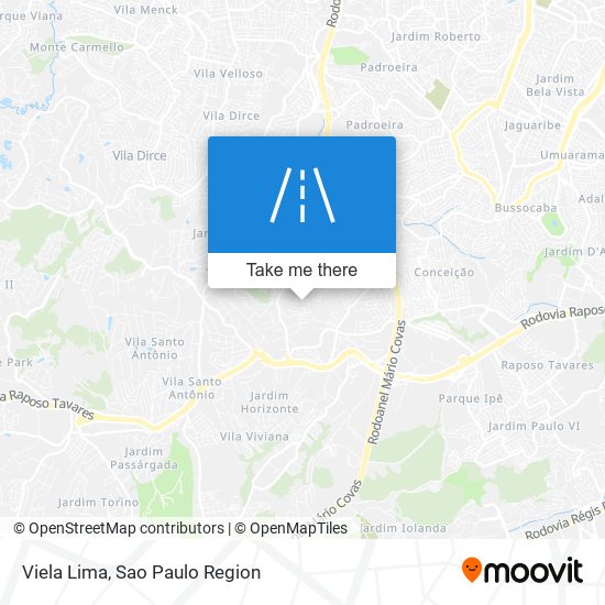 Viela Lima map