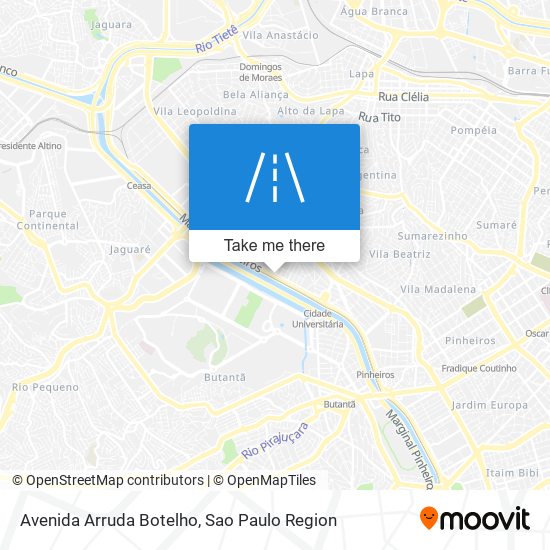 Avenida Arruda Botelho map