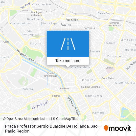 Praça Professor Sérgio Buarque De Hollanda map