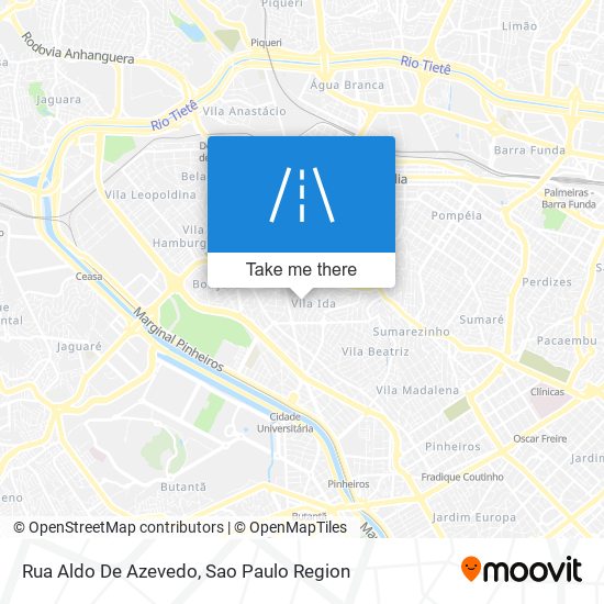 Rua Aldo De Azevedo map