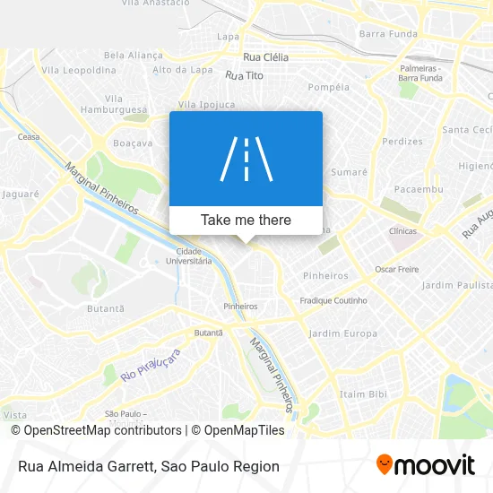 Rua Almeida Garrett map