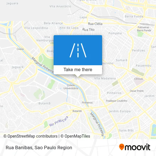 Rua Banibas map