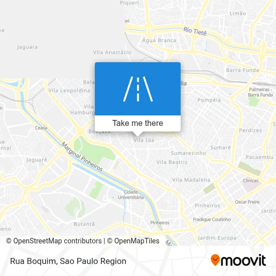 Rua Boquim map