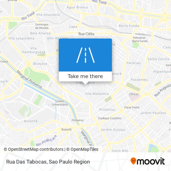 Rua Das Tabocas map