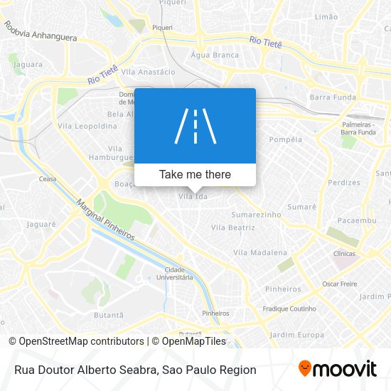 Rua Doutor Alberto Seabra map
