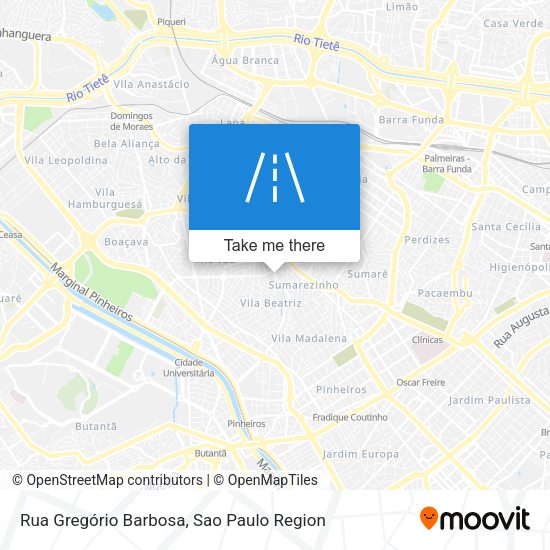 Rua Gregório Barbosa map