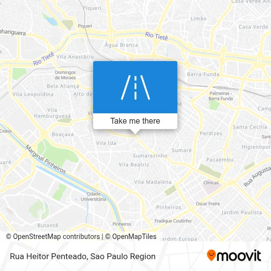Rua Heitor Penteado map