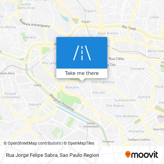 Rua Jorge Felipe Sabra map