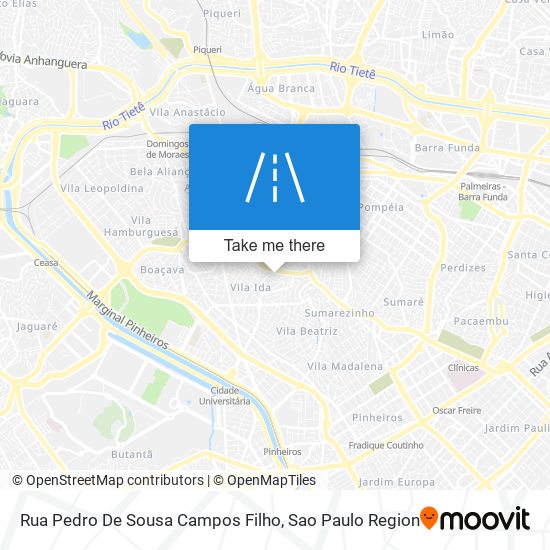 Rua Pedro De Sousa Campos Filho map