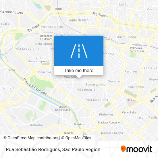 Rua Sebastião Rodrigues map