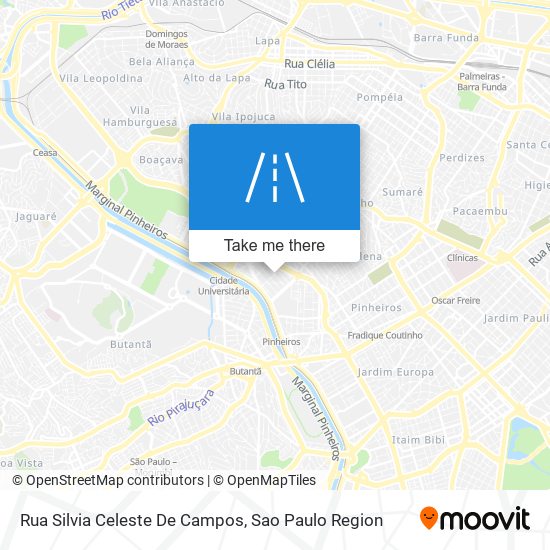 Mapa Rua Silvia Celeste De Campos