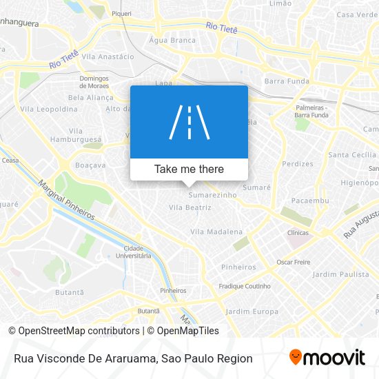Rua Visconde De Araruama map