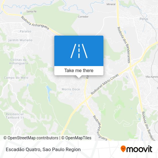 Escadão Quatro map
