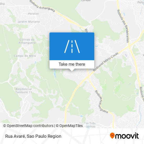 Rua Avaré map