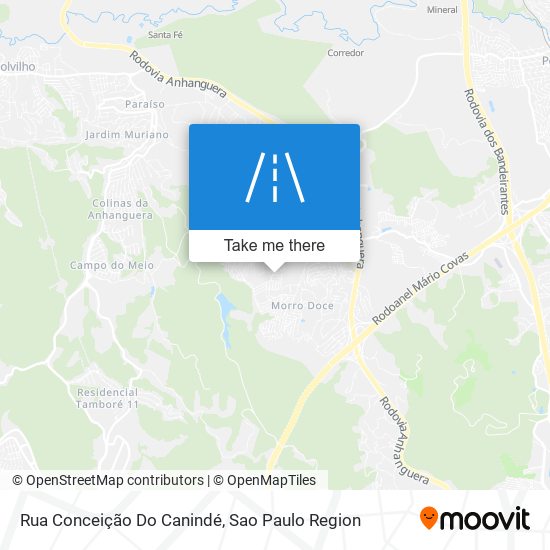Mapa Rua Conceição Do Canindé