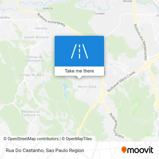 Rua Do Castanho map