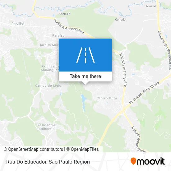 Rua Do Educador map