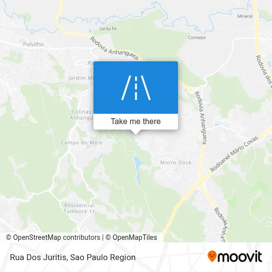 Rua Dos Juritis map