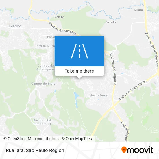Rua Iara map