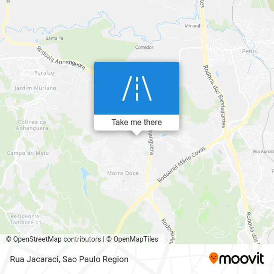 Rua Jacaraci map