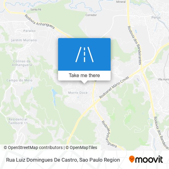 Mapa Rua Luiz Domingues De Castro