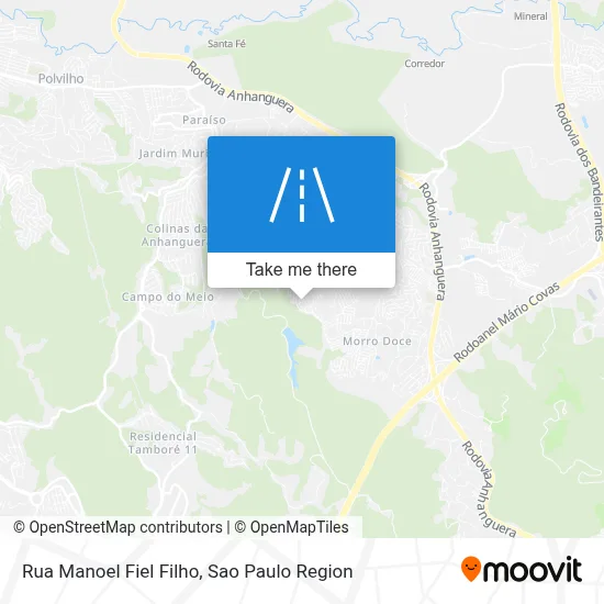 Rua Manoel Fiel Filho map