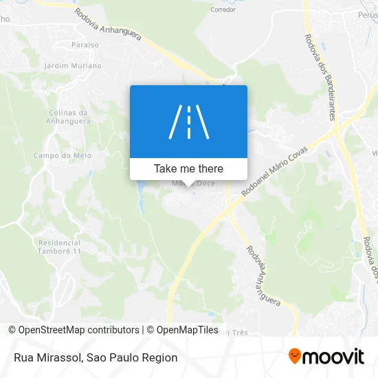 Rua Mirassol map