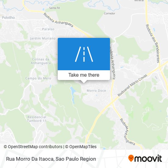 Mapa Rua Morro Da Itaoca