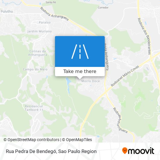 Mapa Rua Pedra De Bendegó