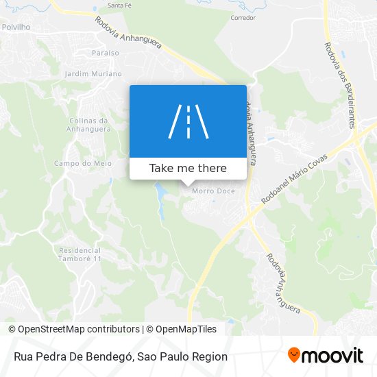 Rua Pedra De Bendegó map