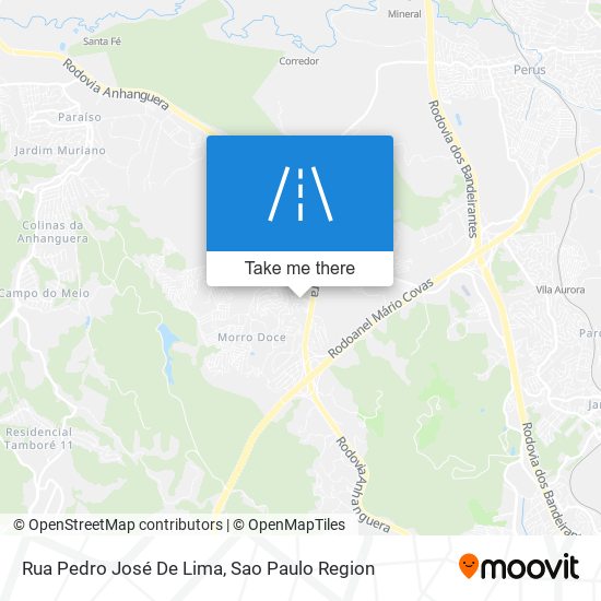 Rua Pedro José De Lima map