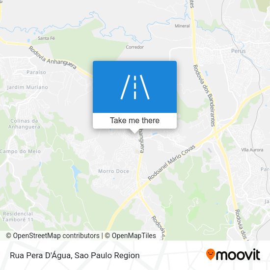 Rua Pera D'Água map