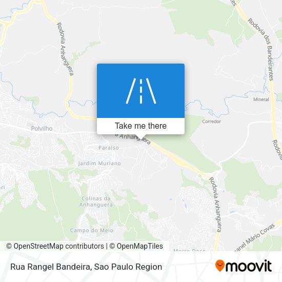 Rua Rangel Bandeira map