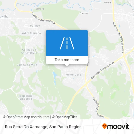 Rua Serra Do Xamango map