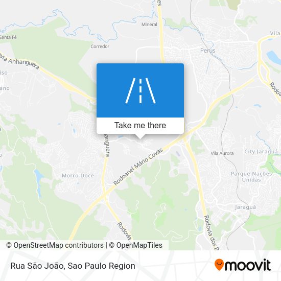 Rua São João map