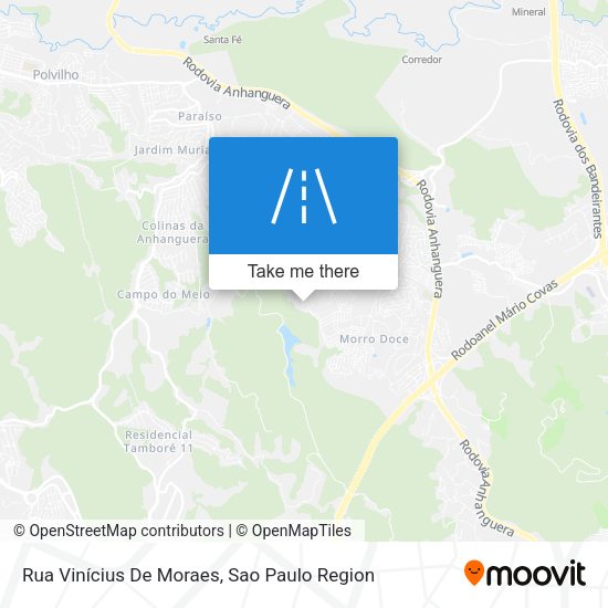 Rua Vinícius De Moraes map