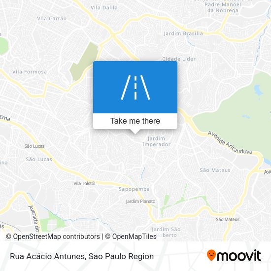 Rua Acácio Antunes map