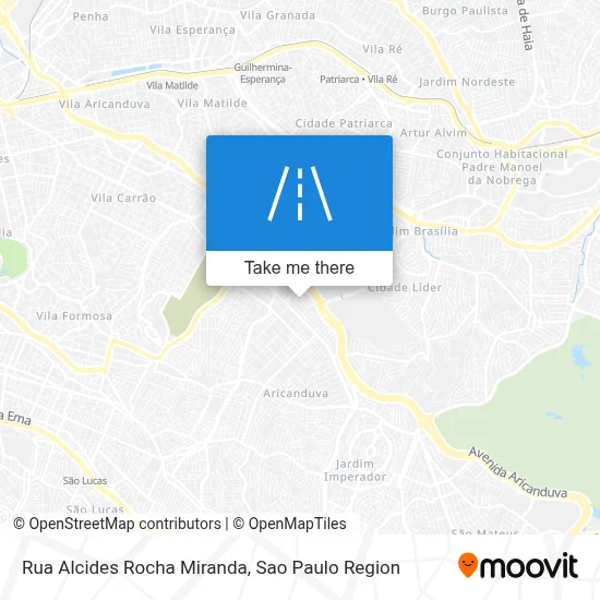 Rua Alcides Rocha Miranda map