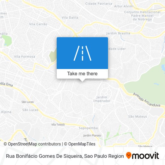 Rua Bonifácio Gomes De Siqueira map