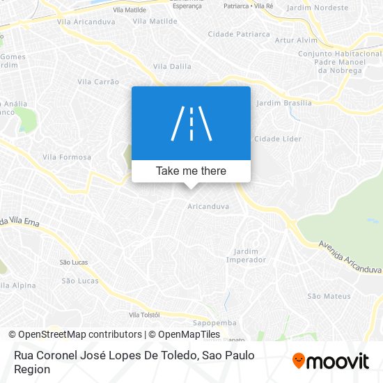 Rua Coronel José Lopes De Toledo map