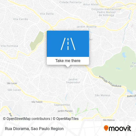 Rua Diorama map