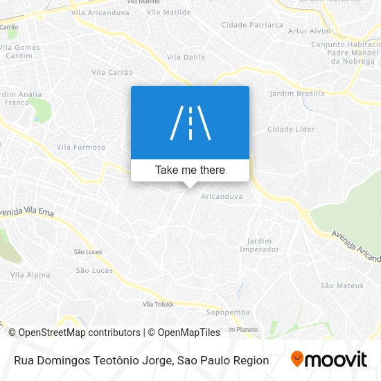 Rua Domingos Teotônio Jorge map