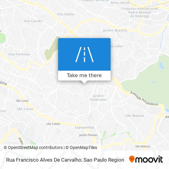 Rua Francisco Alves De Carvalho map