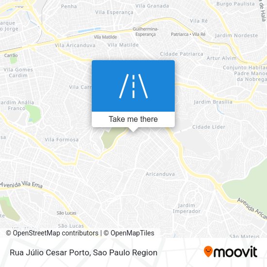 Rua Júlio Cesar Porto map