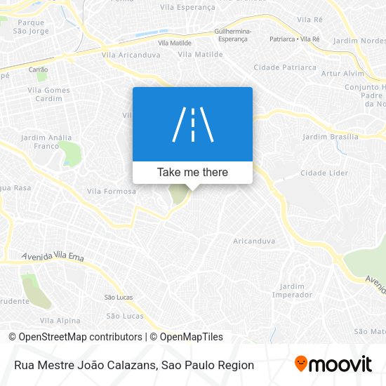 Rua Mestre João Calazans map