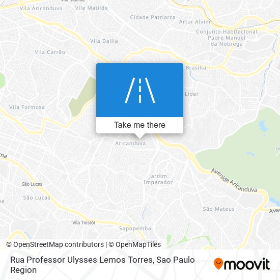 Rua Professor Ulysses Lemos Torres map