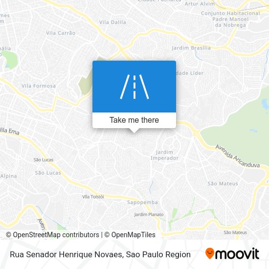 Rua Senador Henrique Novaes map