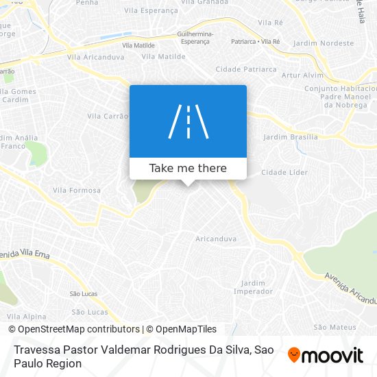 Travessa Pastor Valdemar Rodrigues Da Silva map